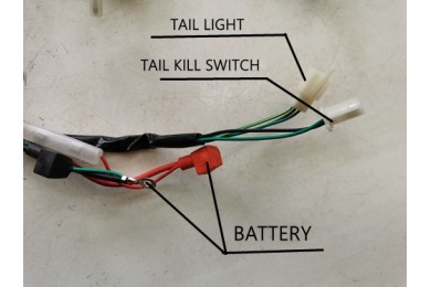 Electric Start Wiring Harness Loom 50cc 110cc 125cc QUAD DIRT BIKE ATV Buggy