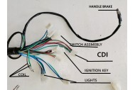 Electric Start Wiring Harness Loom 50cc 110cc 125cc QUAD DIRT BIKE ATV Buggy