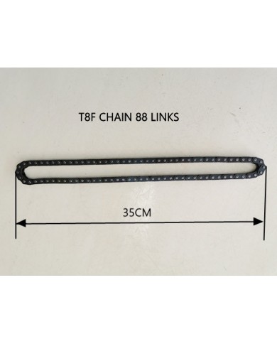 Black T8F 88 Links Drive Chain PIT Quad Dirt Bike Buggy Trike Kart Black T8F 88 Links Drive Chain PIT Quad Dirt Bike Buggy Trike Kart