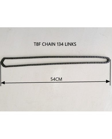 Black T8F 134 Links Drive Chain PIT Quad Dirt Bike Buggy Trike Kart Black T8F 134 Links Drive Chain PIT Quad Dirt Bike Buggy Trike Kart