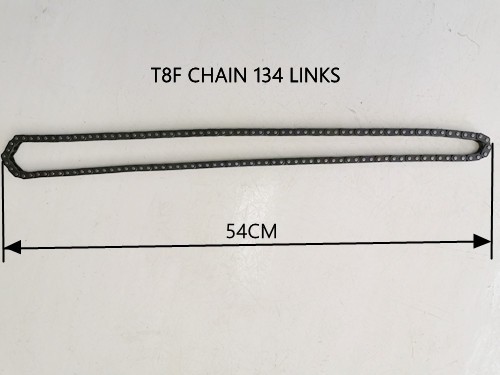 Black T8F 134 Links Drive Chain PIT Quad Dirt Bike Buggy Trike Kart Black T8F 134 Links Drive Chain PIT Quad Dirt Bike Buggy Trike Kart