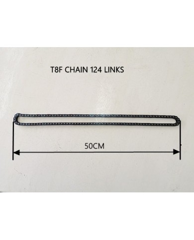 Black T8F 124 Links Drive Chain PIT Quad Dirt Bike Buggy Trike Kart Black T8F 124 Links Drive Chain PIT Quad Dirt Bike Buggy Trike Kart