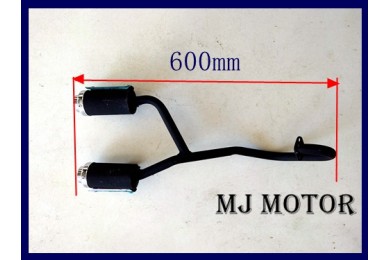 Twin Exhaust Pipe + Muffler 47cc 49cc Mini PIT Pocket Chopper Quad Dirt Bike ATV Twin Exhaust Pipe + Muffler 47cc 49cc Mini PIT Pocket Chopper Quad Dirt Bike ATV