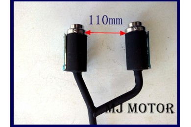 Twin Exhaust Pipe + Muffler 47cc 49cc Mini PIT Pocket Chopper Quad Dirt Bike ATV Twin Exhaust Pipe + Muffler 47cc 49cc Mini PIT Pocket Chopper Quad Dirt Bike ATV