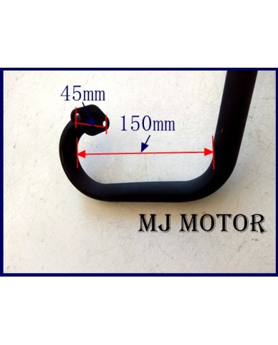 Twin Exhaust Pipe + Muffler 47cc 49cc Mini PIT Pocket Chopper Quad Dirt Bike ATV