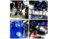 125CC ATV Sport Quad Dirt Bike 4 Wheel Buggy Go kart Rear Rack Semi Auto 3+1