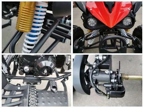 125CC ATV Sport Quad Dirt Bike 4 Wheel Buggy Go kart Rear Rack Semi Auto 3+1 125CC ATV Sport Quad Dirt Bike 4 Wheel Buggy Go kart Rear Rack Semi Auto 3+1