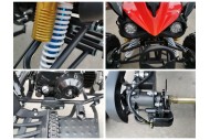 125CC ATV Sport Quad Dirt Bike 4 Wheel Buggy Go kart Rear Rack Semi Auto 3+1 125CC ATV Sport Quad Dirt Bike 4 Wheel Buggy Go kart Rear Rack Semi Auto 3+1