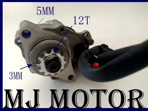 2 Stud Bottom Mount Start Starter Motor 110cc 125cc PIT Quad Dirt Bike ATV Buggy