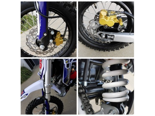 110cc Dirt Bike Trail Pit Bike Motor Electric Start Manual Junior Bike Kid Green