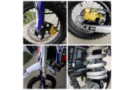 110cc Dirt Bike Trail Pit Bike Motor Electric Start Manual Junior Bike Kid Green