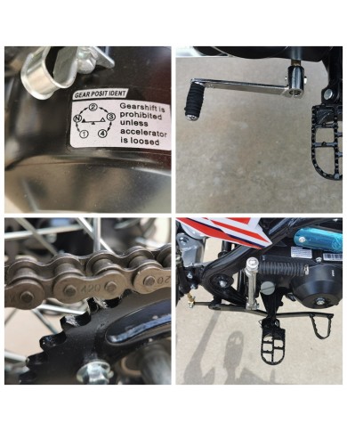 110cc Dirt Bike Trail Pit Bike Motor Electric Start Manual Junior Bike Kid Green 110cc Dirt Bike Trail Pit Bike Motor Electric Start Manual Junior Bike Kid Green