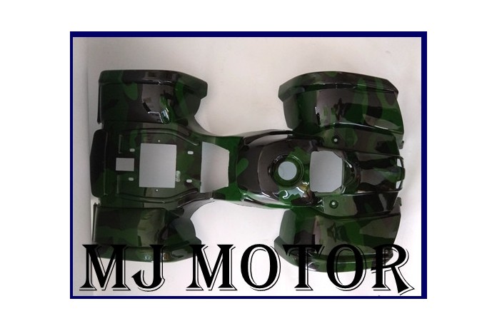 GREEN Plastics Fairing Guards Mud Guard Foot Rest 49cc
