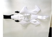 White Plastics Guard Fairing Fender Kit 50 70 90 110 125cc PIT PRO Dirt Bike