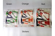 Sticker Decal Kit Fairing 70/90/110/125cc Dirt bike Pit Bike Green Orange Red Sticker Decal Kit Fairing 70/90/110/125cc Dirt bike Pit Bike Green Orange Red