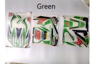 Sticker Decal Kit Fairing 70/90/110/125cc Dirt bike Pit Bike Green Orange Red Sticker Decal Kit Fairing 70/90/110/125cc Dirt bike Pit Bike Green Orange Red