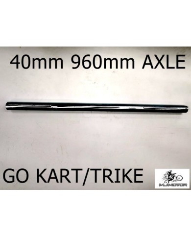 40MM 960mm GO KART TRIKE AXLE 8MM KEYWAYS HUFFY SLIDER TRIKE HOLLOW 5MM THICKNESS 40MM 960mm GO KART TRIKE AXLE 8MM KEYWAYS HUFFY SLIDER TRIKE HOLLOW 5MM THICKNESS
