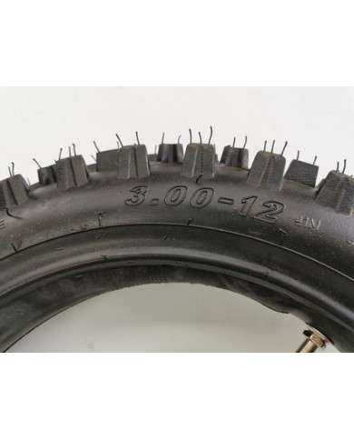 3.00-12 80/100-12 REAR KNOBBY TYRE +TUBE 12 INCH PIT PRO DIRT BIKE TRAIL BIKE 3.00-12 80/100-12 REAR KNOBBY TYRE +TUBE 12 INCH PIT PRO DIRT BIKE TRAIL BIKE