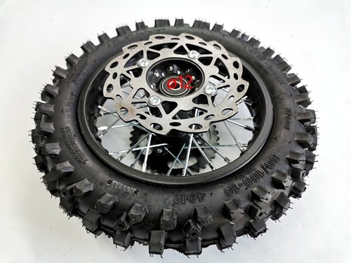 80/100-10 WHEEL KNOBBY TYRE +TUBE WITH DISC 12 INCH DIRT BIKE DISC SPROCKET 12MM 80/100-10 WHEEL KNOBBY TYRE +TUBE WITH DISC 12 INCH DIRT BIKE DISC SPROCKET 12MM