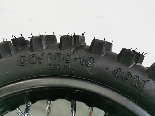 80/100-10 WHEEL KNOBBY TYRE +TUBE WITH DISC 12 INCH DIRT BIKE DISC SPROCKET 12MM 80/100-10 WHEEL KNOBBY TYRE +TUBE WITH DISC 12 INCH DIRT BIKE DISC SPROCKET 12MM