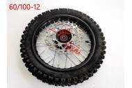 60/100-12 FRONT WHEEL KNOBBY TYRE +TUBE WITH DISC 12 INCH DIRT BIKE TRAIL BIKE