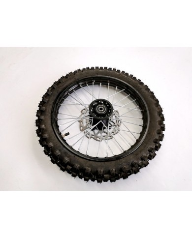 2.50-14 60/100-14 FRONT WHEEL KNOBBY TYRE +TUBE WITH DISC 14 INCH DIRT PIT BIKE 2.50-14 60/100-14 FRONT WHEEL KNOBBY TYRE +TUBE WITH DISC 14 INCH DIRT PIT BIKE