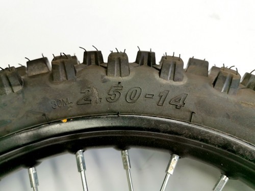 2.50-14 60/100-14 FRONT WHEEL KNOBBY TYRE +TUBE WITH DISC 14 INCH DIRT PIT BIKE 2.50-14 60/100-14 FRONT WHEEL KNOBBY TYRE +TUBE WITH DISC 14 INCH DIRT PIT BIKE