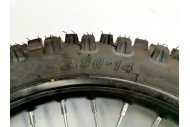 2.50-14 60/100-14 FRONT WHEEL KNOBBY TYRE +TUBE WITH DISC 14 INCH DIRT PIT BIKE 2.50-14 60/100-14 FRONT WHEEL KNOBBY TYRE +TUBE WITH DISC 14 INCH DIRT PIT BIKE