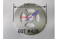 60 Teeth 428 Rear Back Chain Sprocket Cog  PIT PRO TRAIL QUAD DIRT BIKE ATV KART