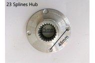 SPROCKET DISC CARRIER HUB 25MM AXLE WITH 23 SPLINE ALLOY 4 STUD GO KART TRIKE