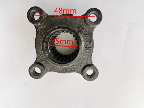 SPROCKET DISC CARRIER HUB 25MM AXLE WITH 23 SPLINE ALLOY 4 STUD GO KART TRIKE