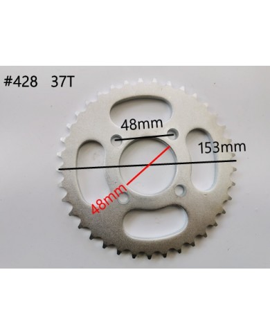 37 Teeth 428 Rear Back Chain Sprocket Cog  PIT PRO TRAIL QUAD DIRT BIKE ATV KART 37 Teeth 428 Rear Back Chain Sprocket Cog  PIT PRO TRAIL QUAD DIRT BIKE ATV KART