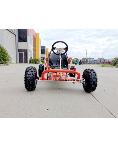 200cc 6.5HP Go Kart Wet Clutch Dune Buggy ATV Quad 4 Stroke Adult/Teen/Kid Sizes RED