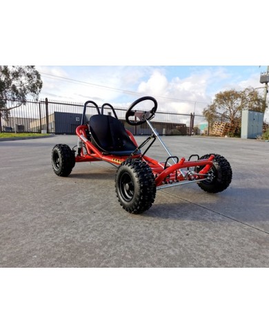 200cc 6.5HP Go Kart Wet Clutch Dune Buggy ATV Quad 4 Stroke Adult/Teen/Kid Sizes RED