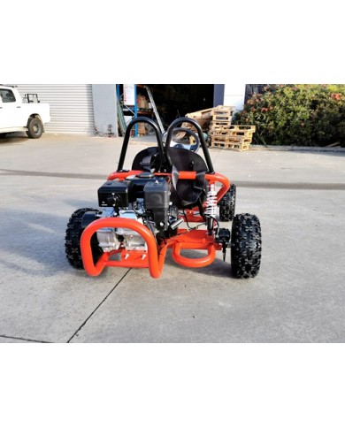200cc 6.5HP Go Kart Wet Clutch Dune Buggy ATV Quad 4 Stroke Adult/Teen/Kid Sizes RED