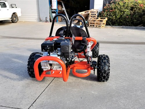 200cc 6.5HP Go Kart Wet Clutch Dune Buggy ATV Quad 4 Stroke Adult/Teen/Kid Sizes RED