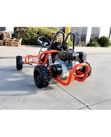 200cc 6.5HP Go Kart Wet Clutch Dune Buggy ATV Quad 4 Stroke Adult/Teen/Kid Sizes RED