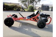 200cc 6.5HP Go Kart Wet Clutch Dune Buggy ATV Quad 4 Stroke Adult/Teen/Kid Sizes RED
