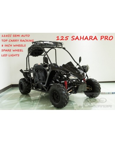125CC Buggy ATV Sport Quad Dirt Bike 4 Wheel Go kart Semi Auto 3+1 SAHARA PRO
