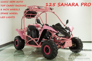 125CC Buggy ATV Sport Quad Dirt Bike 4 Wheel  Go kart Semi Auto SAHARA PRO PINK 125CC Buggy ATV Sport Quad Dirt Bike 4 Wheel  Go kart Semi Auto SAHARA PRO PINK
