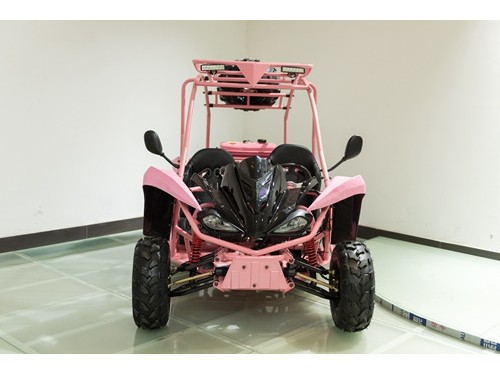 125CC Buggy ATV Sport Quad Dirt Bike 4 Wheel  Go kart Semi Auto SAHARA PRO PINK