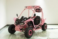 125CC Buggy ATV Sport Quad Dirt Bike 4 Wheel  Go kart Semi Auto SAHARA PRO PINK