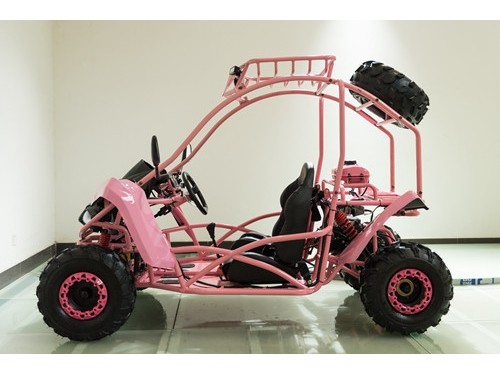 125CC Buggy ATV Sport Quad Dirt Bike 4 Wheel  Go kart Semi Auto SAHARA PRO PINK