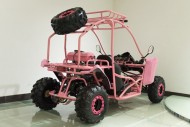 125CC Buggy ATV Sport Quad Dirt Bike 4 Wheel  Go kart Semi Auto SAHARA PRO PINK