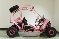 125CC Buggy ATV Sport Quad Dirt Bike 4 Wheel  Go kart Semi Auto SAHARA PRO PINK