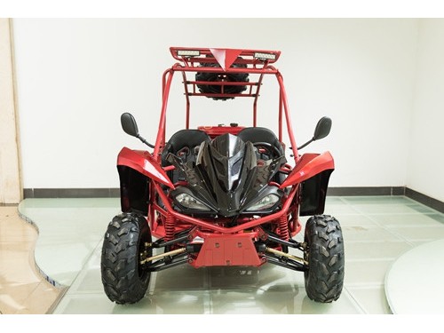 125CC Buggy ATV Sport Quad Dirt Bike 4 Wheel  Go kart Semi Auto SAHARA PRO RED