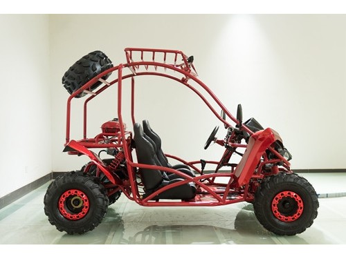 125CC Buggy ATV Sport Quad Dirt Bike 4 Wheel  Go kart Semi Auto SAHARA PRO RED