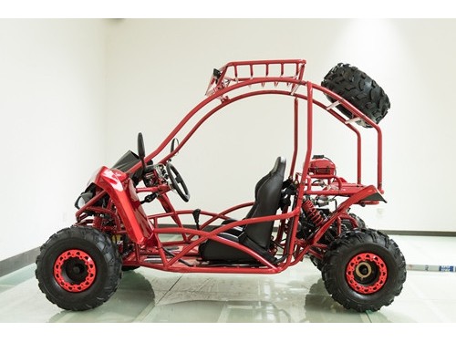125CC Buggy ATV Sport Quad Dirt Bike 4 Wheel  Go kart Semi Auto SAHARA PRO RED