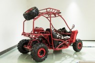 125CC Buggy ATV Sport Quad Dirt Bike 4 Wheel  Go kart Semi Auto SAHARA PRO RED