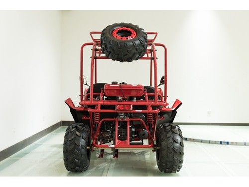 125CC Buggy ATV Sport Quad Dirt Bike 4 Wheel  Go kart Semi Auto SAHARA PRO RED